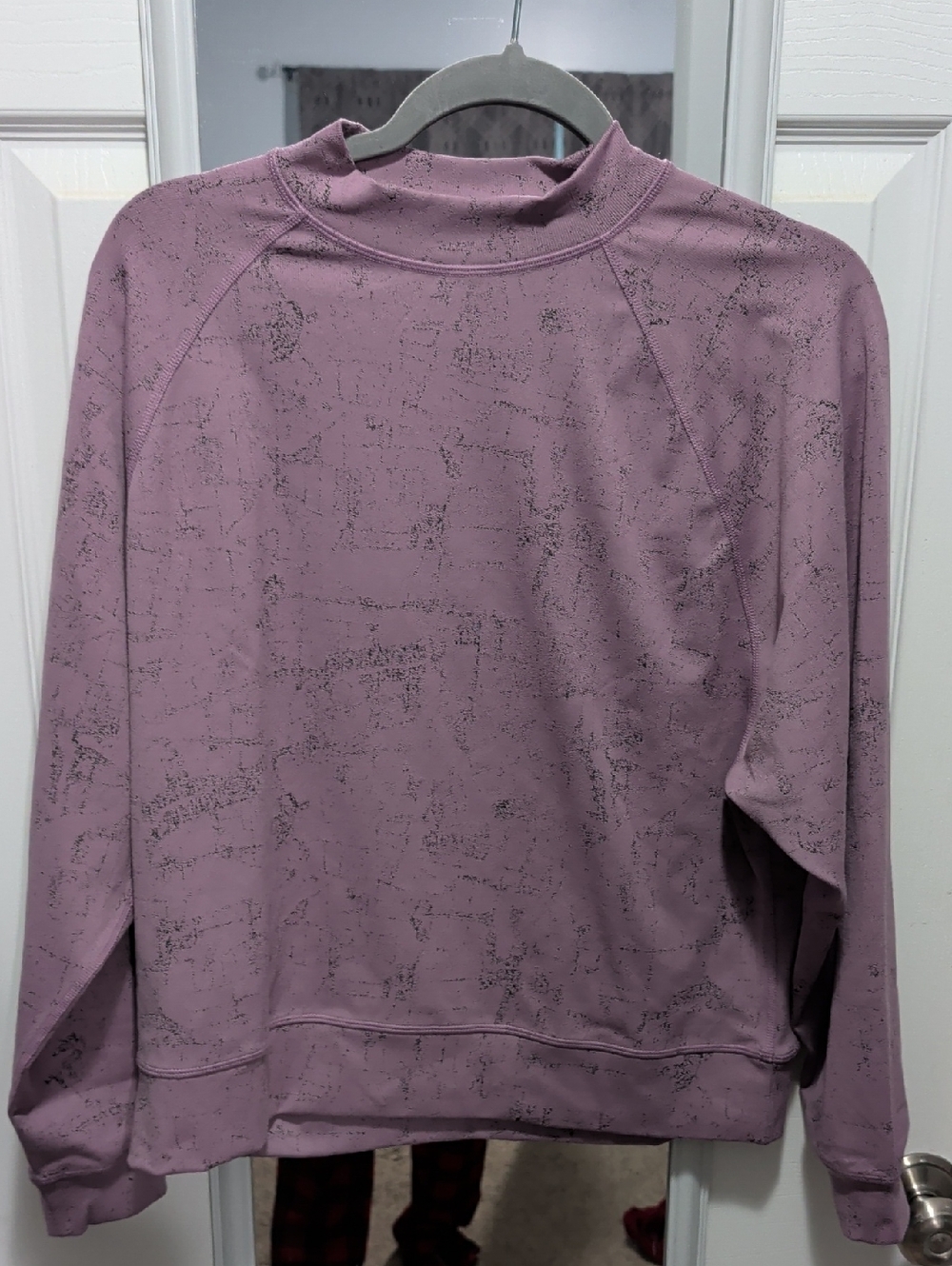 Eddie Bauer Women's Lavender Ribbed Crewneck Pullover